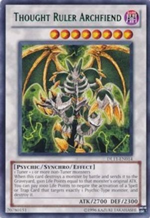 Thought Ruler Archfiend (Blue) (DL11-EN014) - Rare