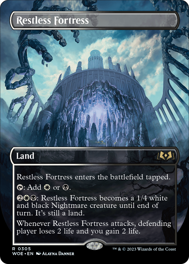 Forteresse agitée (art alternatif sans frontières) [Wilds of Eldraine] 