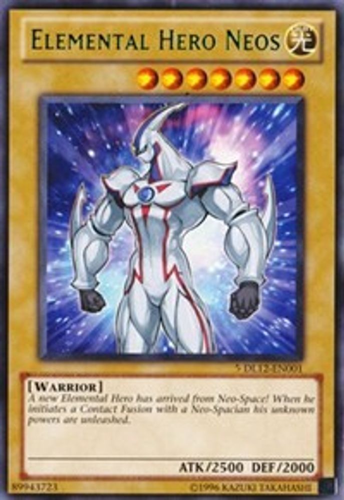 Elemental Hero Neos (Green) (DL12-EN001) - Rare