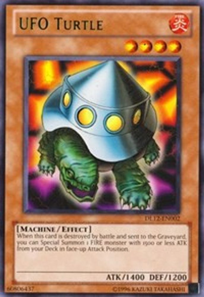 UFO Turtle (Green) (DL12-EN002) - Rare
