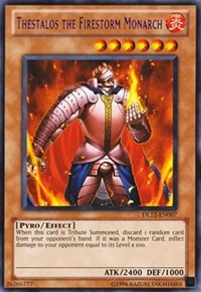 Thestalos the Firestorm Monarch (Purple) (DL12-EN007) - Rare