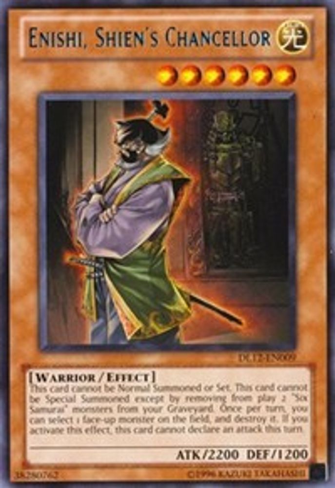 Enishi, chancelier de Shien (bleu) [DL12-EN009] Rare 