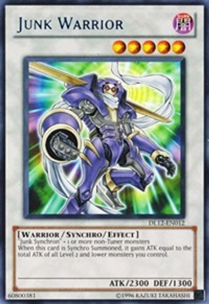 Junk Warrior (Blue) (DL12-EN012) - Rare