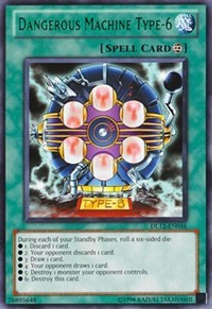 Dangerous Machine Type-6 (Green) (DL12-EN016) - Rare