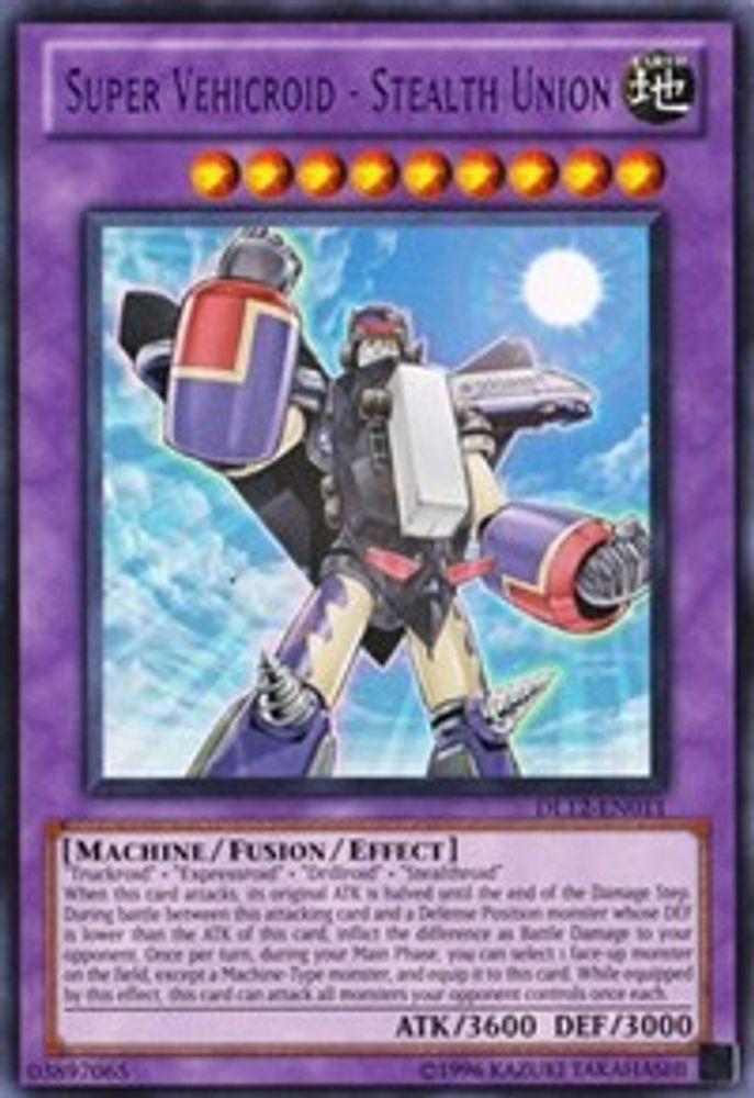 Super Vehicroid - Stealth Union (Purple) (DL12-EN011) - Rare