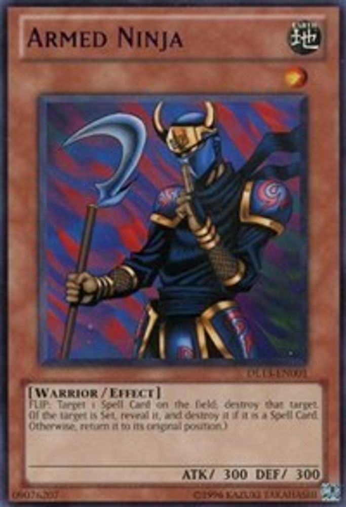 Armed Ninja (Purple) (DL13-EN001) - Rare