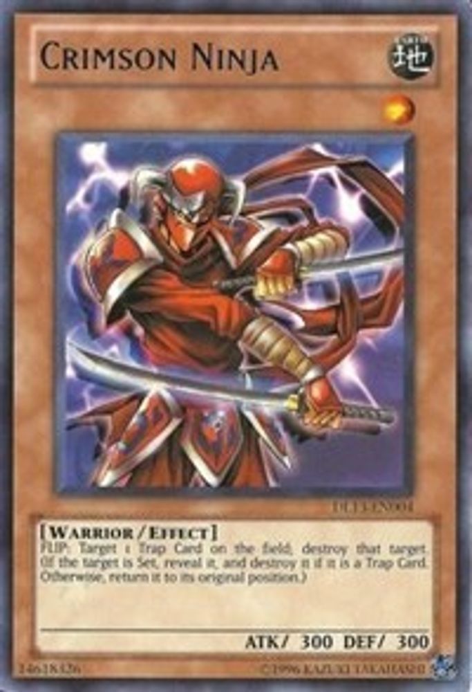 Ninja cramoisi (bleu) [DL13-EN004] Rare 