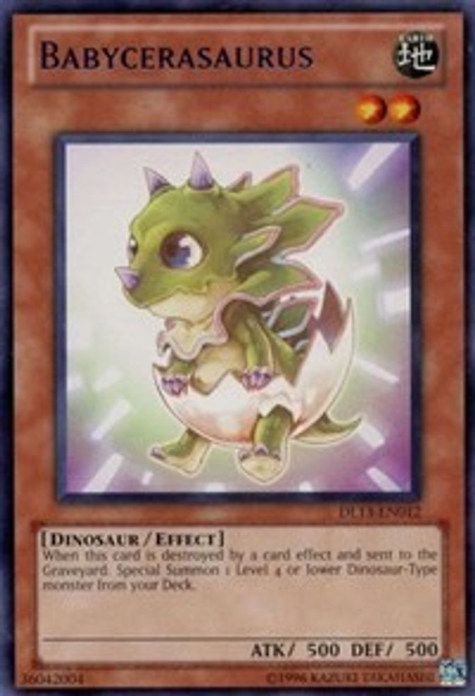 Babycerasaurus (Bleu) [DL13-EN012] Rare 