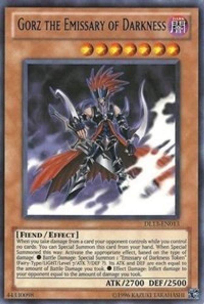 Gorz l'émissaire des ténèbres (bleu) [DL13-EN013] Rare 