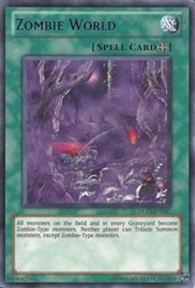 Monde des zombies (bleu) [DL13-EN017] Rare 