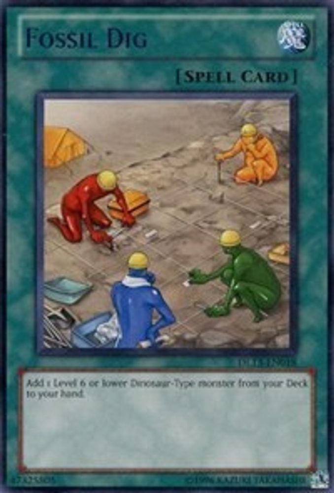 Fossil Dig (Blue) (DL13-EN018) - Rare