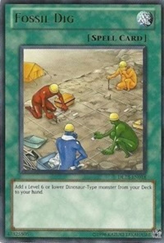 Fossil Dig (Vert) [DL13-EN018] Rare 