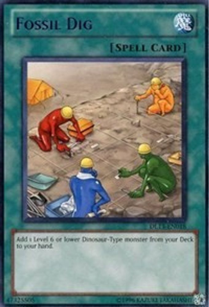 Fossil Dig (Violet) [DL13-EN018] Rare 
