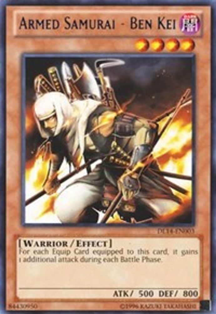 Armed Samurai - Ben Kei (Blue) (DL14-EN003) - Rare