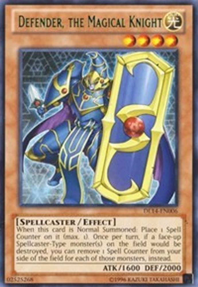 Defender, the Magical Knight (Green) (DL14-EN006) - Rare