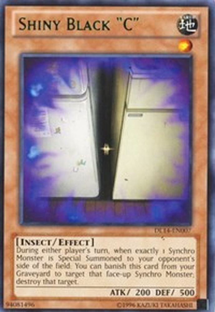 Shiny Black "C" (Green) (DL14-EN007) - Rare