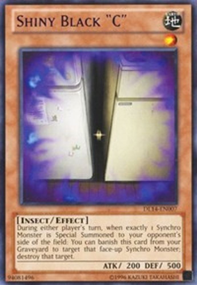 Shiny Black "C" (Purple) (DL14-EN007) - Rare