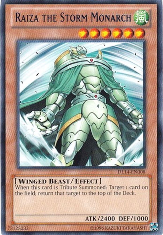 Raiza the Storm Monarch (Blue) (DL14-EN008) - Rare