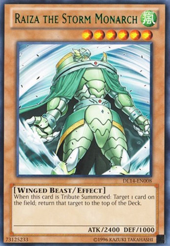 Raiza the Storm Monarch (Green) (DL14-EN008) - Rare