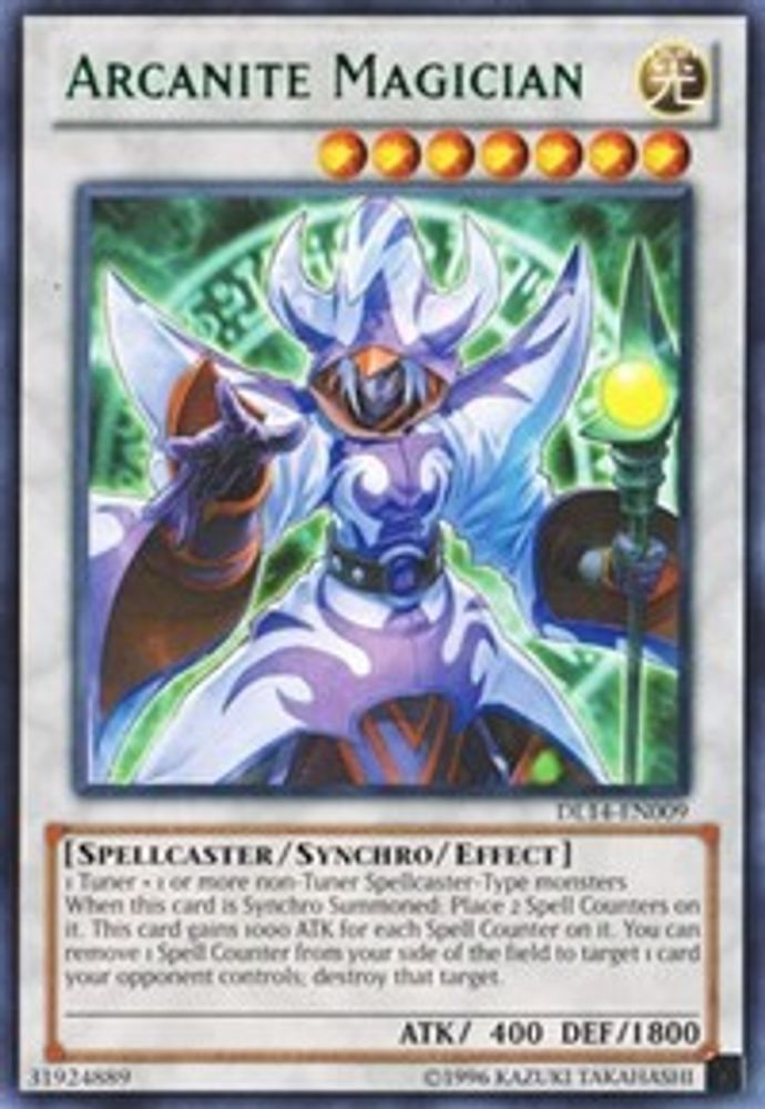 Arcanite Magician (Green) (DL14-EN009) - Rare