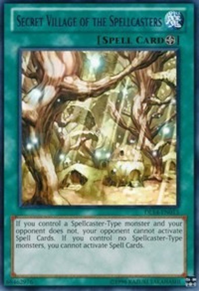 Secret Village of the Spellcasters (Blue) (DL14-EN013) - Rare