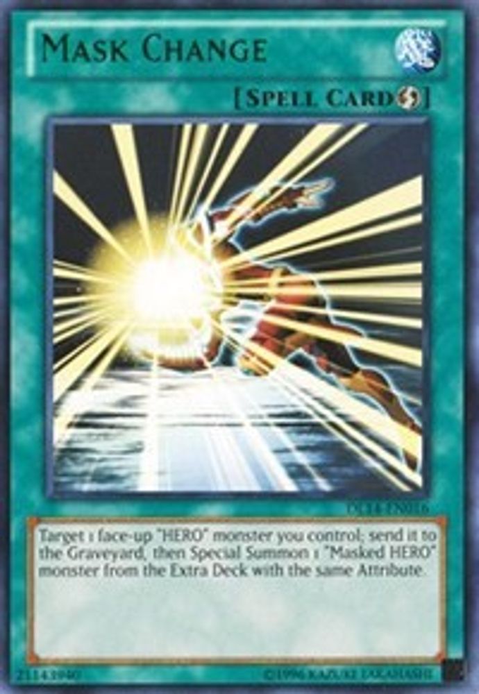 Mask Change (Green) (DL14-EN016) - Rare