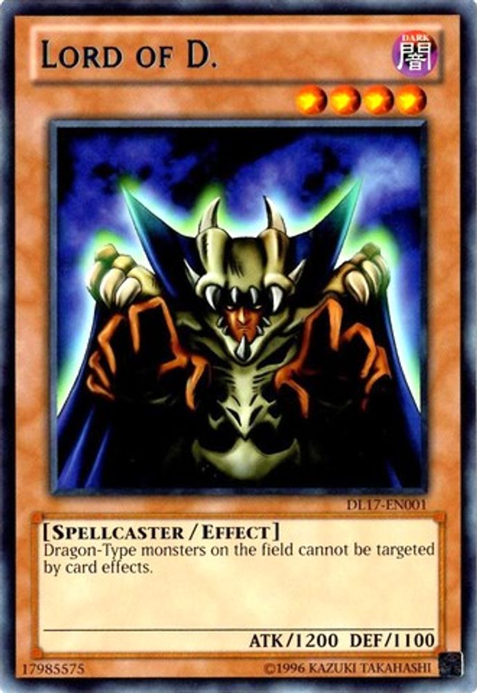Lord of D. (Green) (DL17-EN001) - Rare
