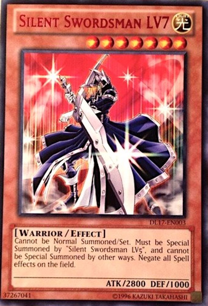 Silent Swordsman LV7 (Red) (DL17-EN003) - Rare