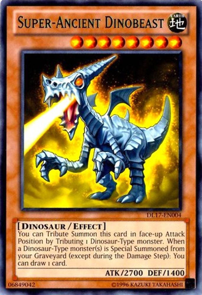 Super-Ancient Dinobeast (Green) (DL17-EN004) - Rare