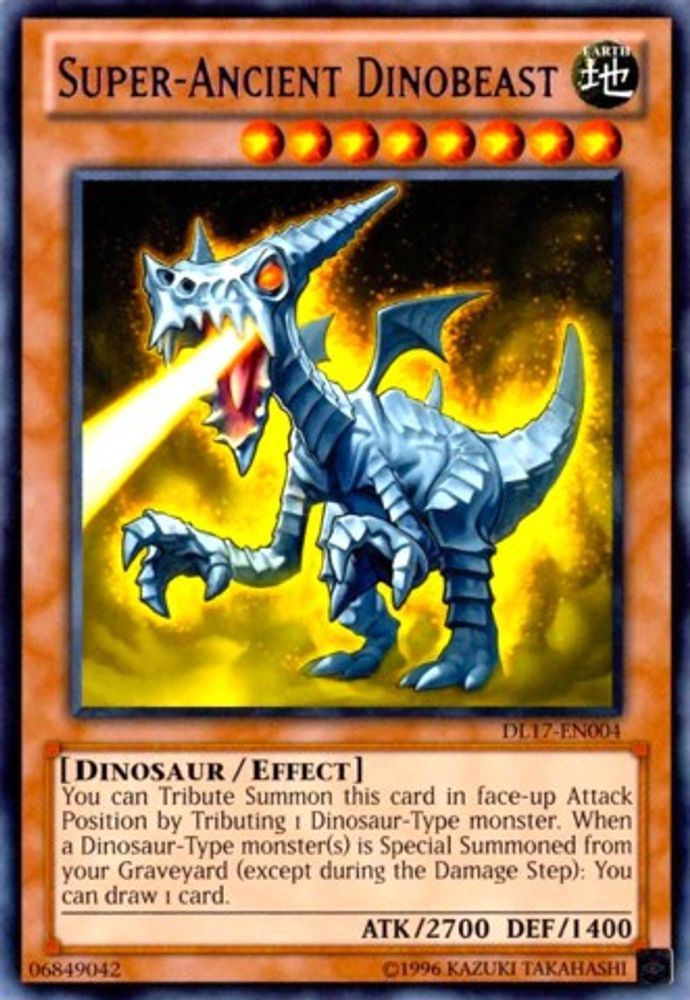 Super-Ancient Dinobeast (Purple) (DL17-EN004) - Rare