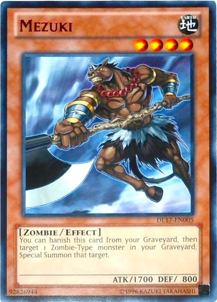 Mezuki (Red) (DL17-EN005) - Rare