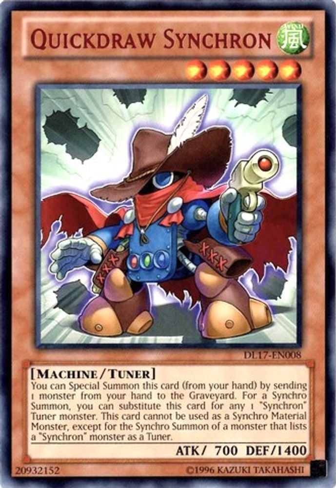 Quickdraw Synchron (Rouge) [DL17-EN008] Rare 