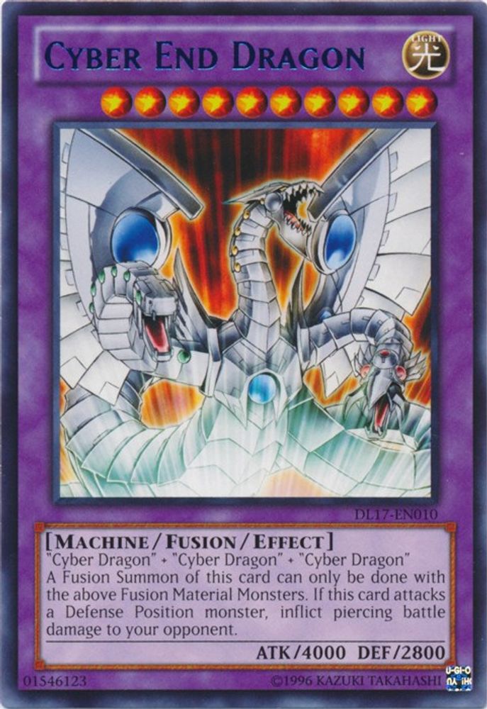 Cyber End Dragon (Blue) (DL17-EN010) - Rare