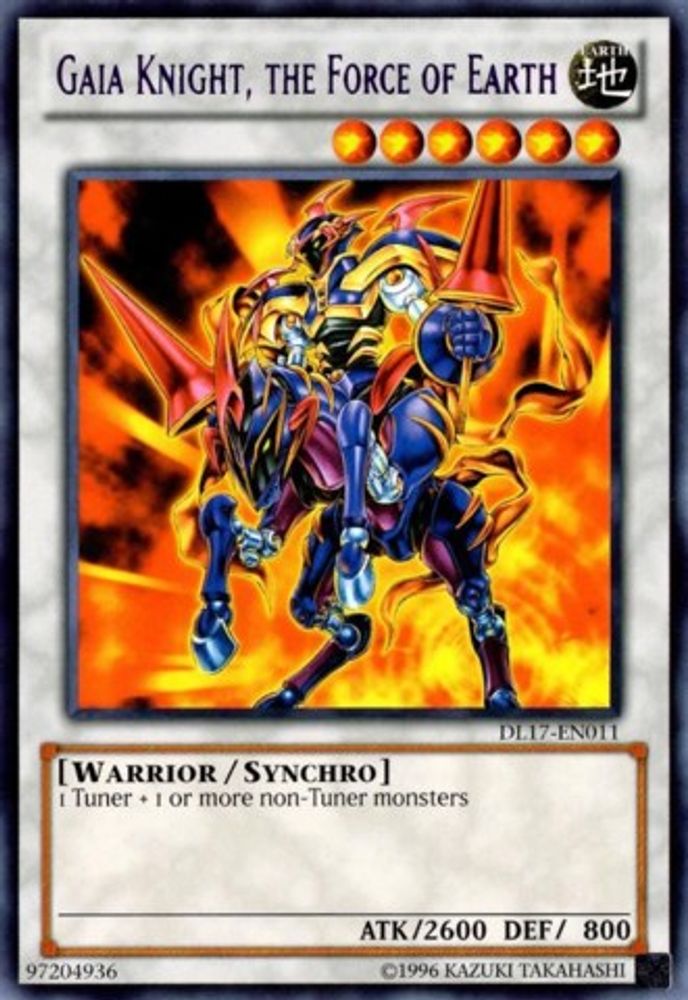 Gaia Knight, the Force of Earth (Purple) (DL17-EN011) - Rare