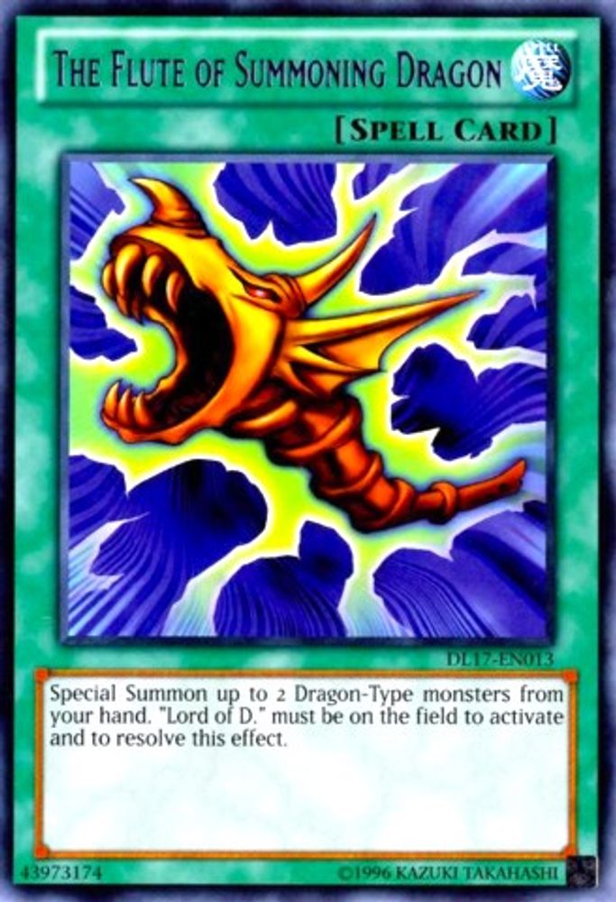 The Flute of Summoning Dragon (Purple) (DL17-EN013) - Rare