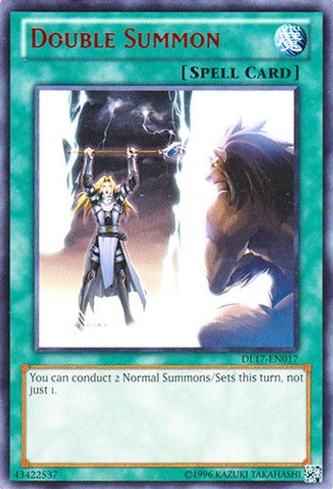 Double Summon (Red) (DL17-EN017) - Rare