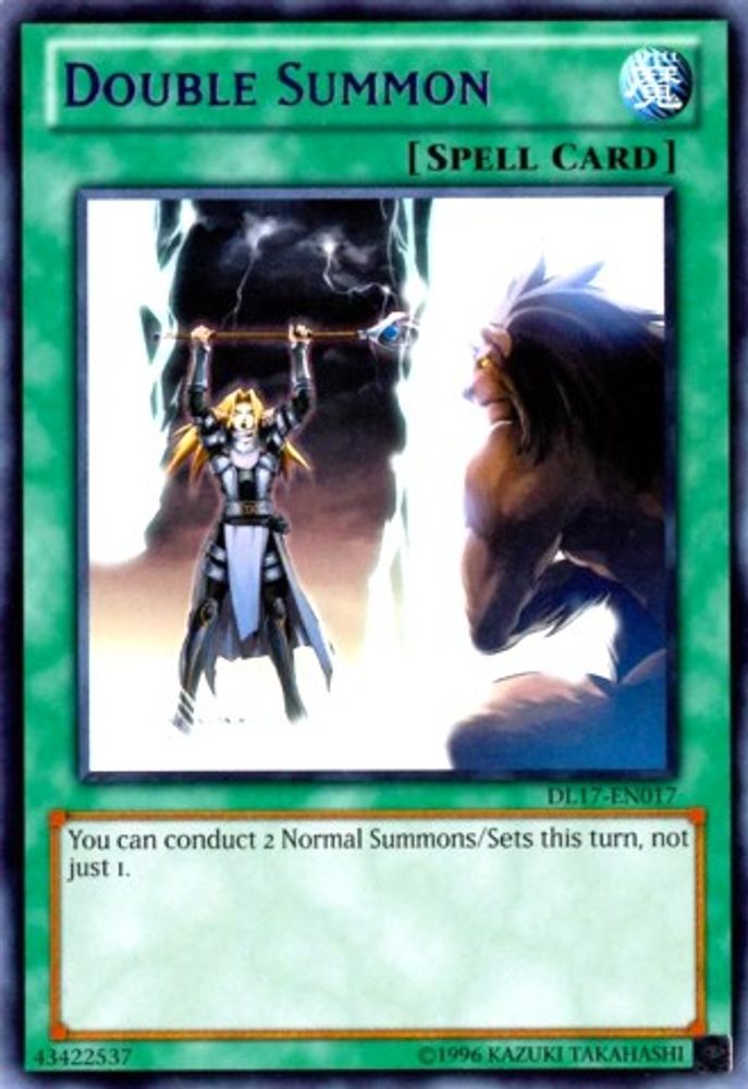 Double Summon (Blue) (DL17-EN017) - Rare