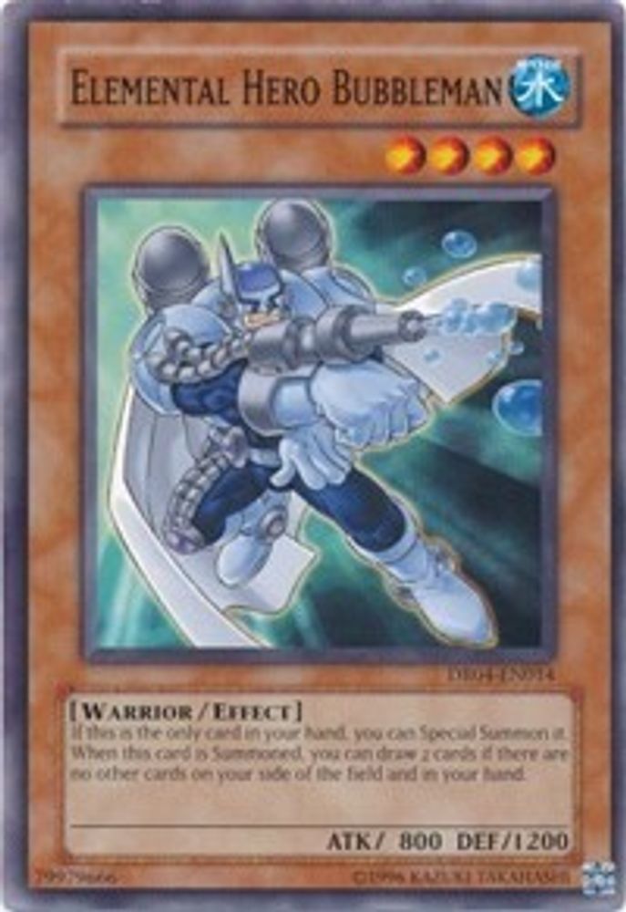 Elemental Hero Bubbleman (DR04-EN014) - Common