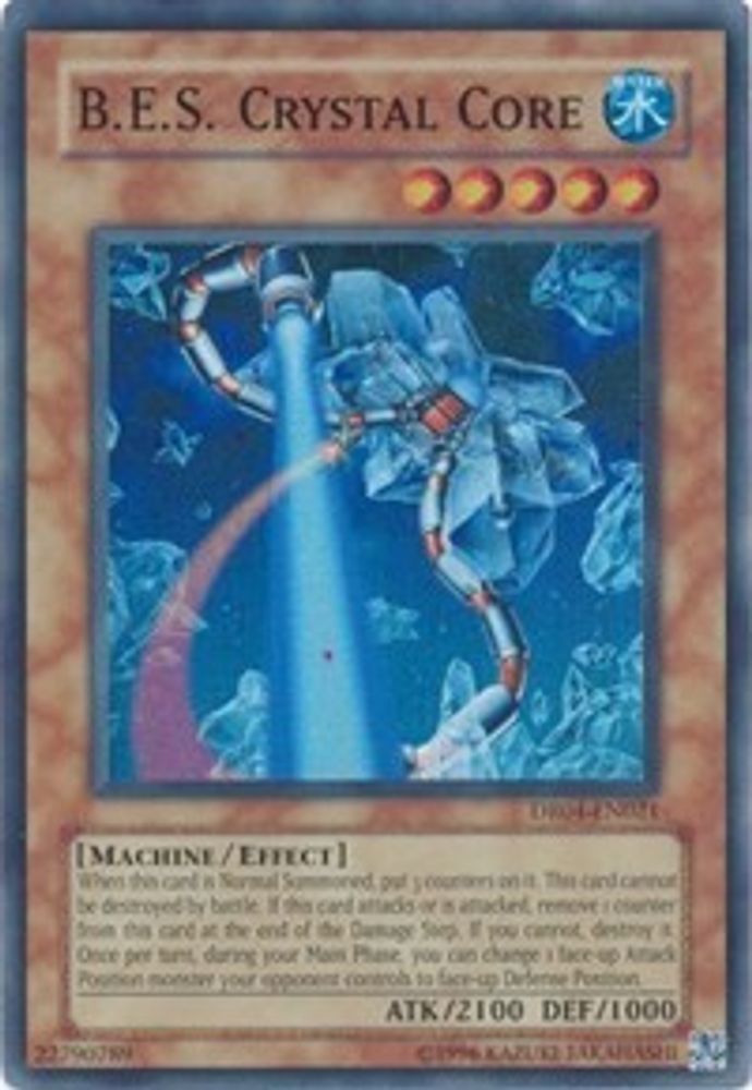 B.E.S. Crystal Core (DR04-EN021) - Super Rare