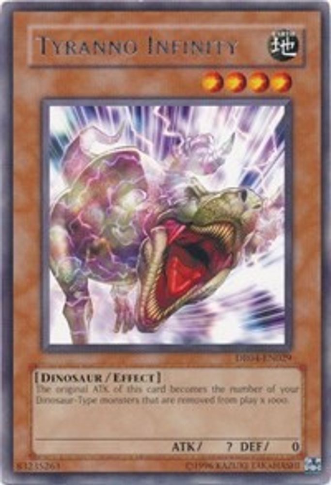 Tyranno Infinity (DR04-EN029) - Rare