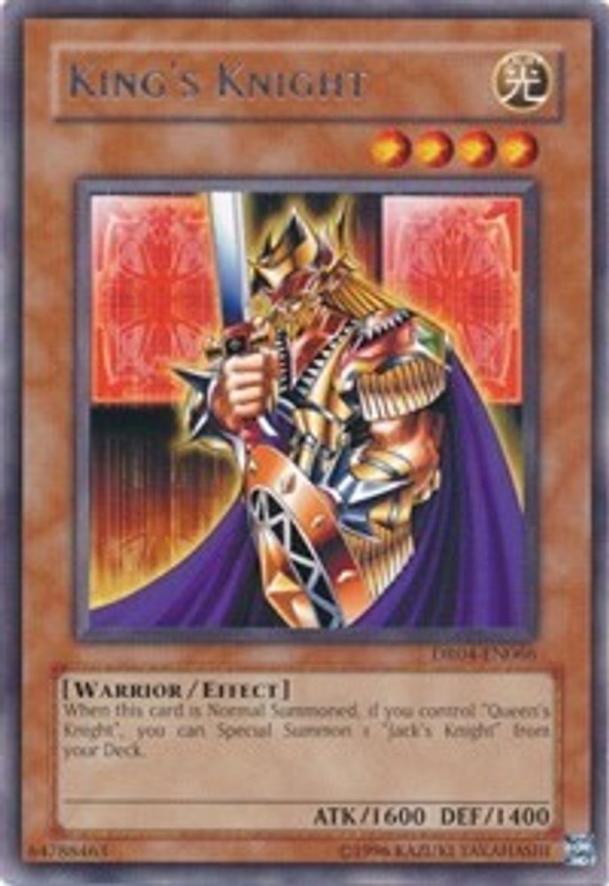 King's Knight (DR04-EN066) - Rare