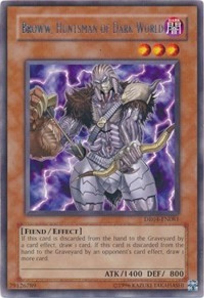 Broww, Huntsman of Dark World (DR04-EN081) - Rare