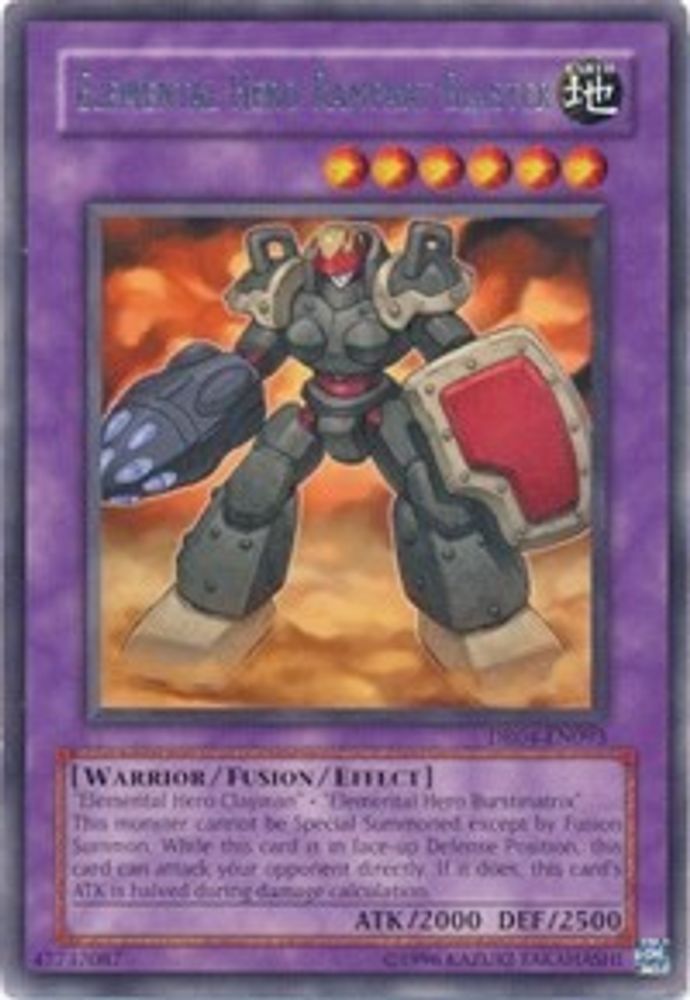 Elemental Hero Rampart Blaster (DR04-EN093) - Rare