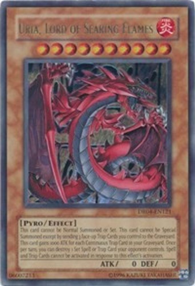Uria, Lord of Searing Flames (DR04-EN121) - Ultra Rare