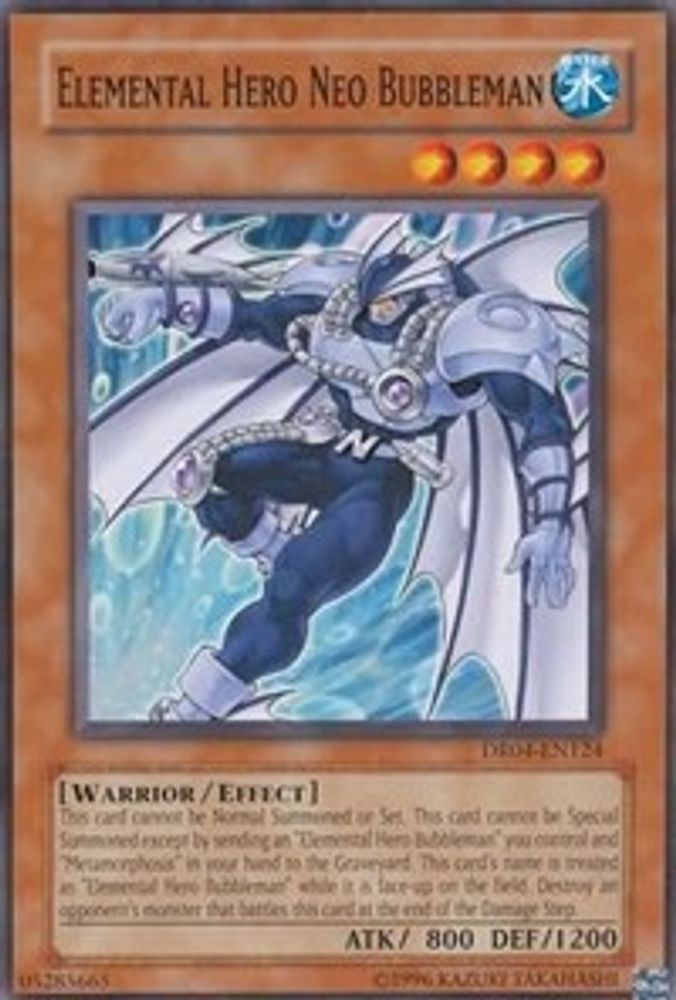 Elemental Hero Neo Bubbleman (DR04-EN124) - Common