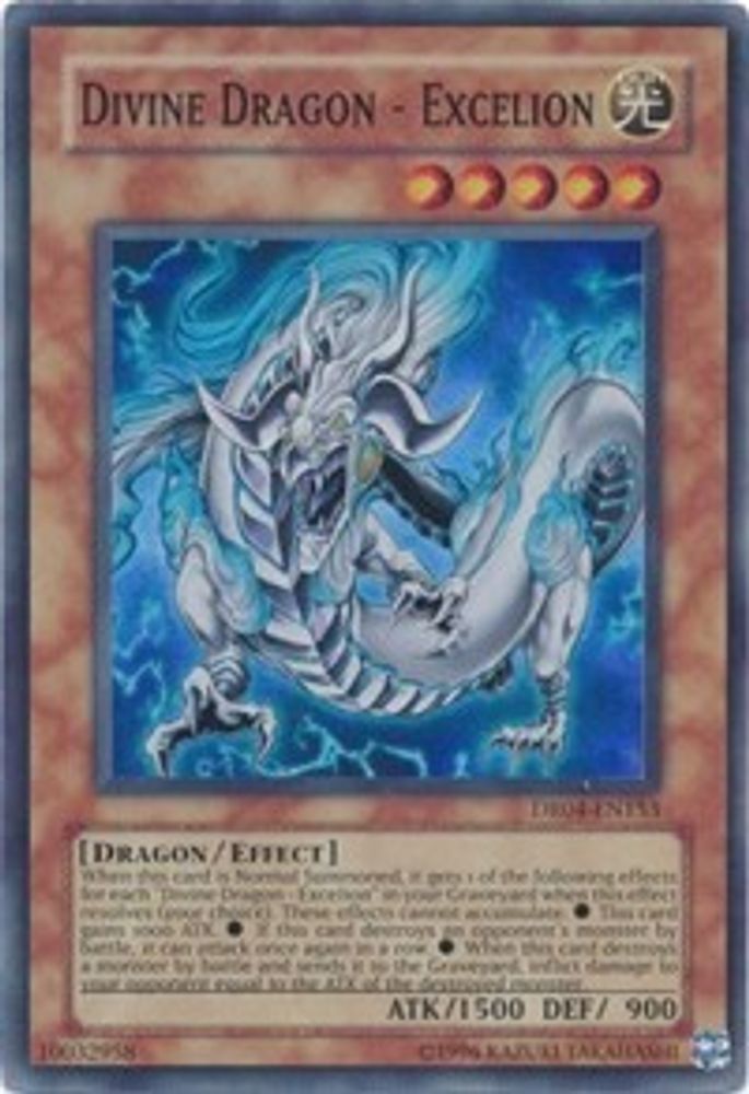 Dragon Divin - Excelion [DR04-EN153] Super Rare 