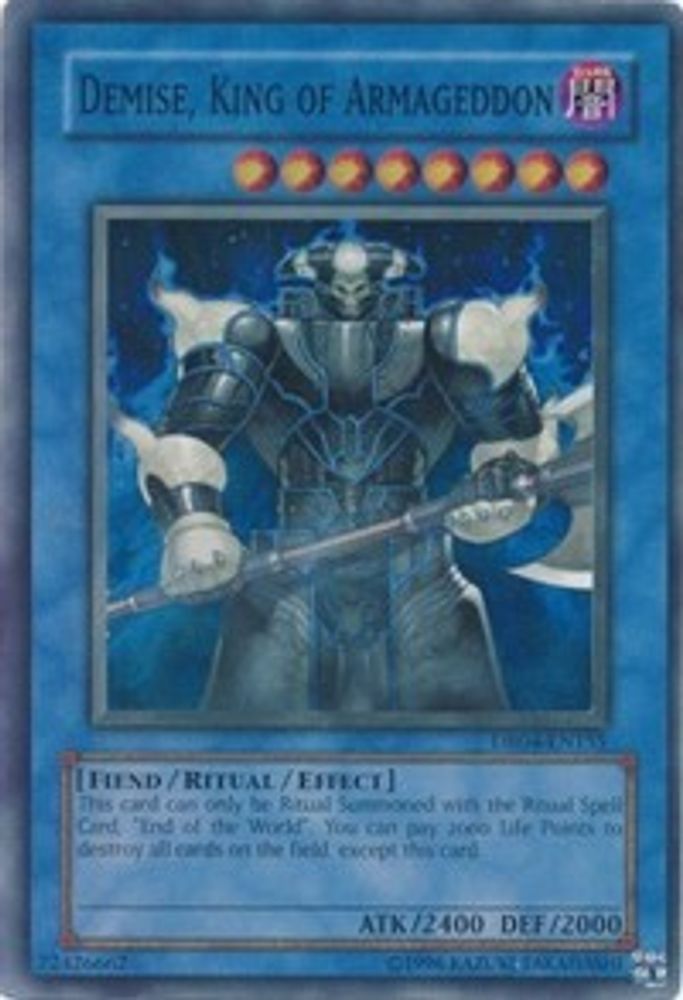 Disparition, roi d'Armageddon [DR04-EN155] Super Rare 