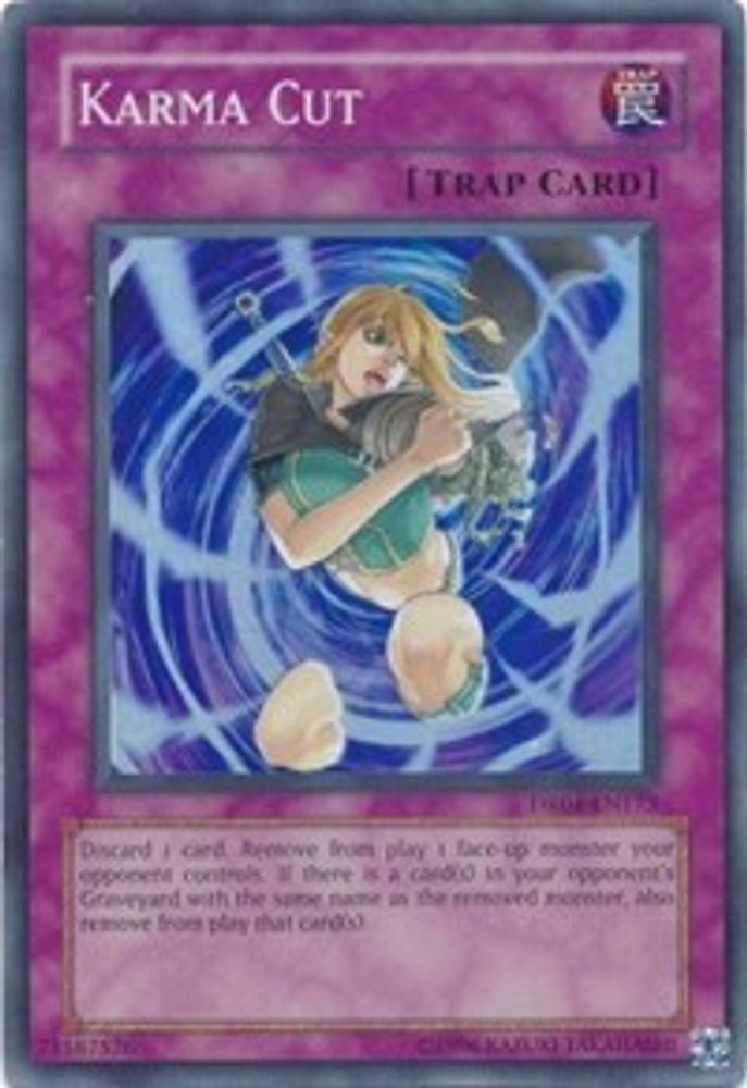 Karma Cut (DR04-EN173) - Super Rare