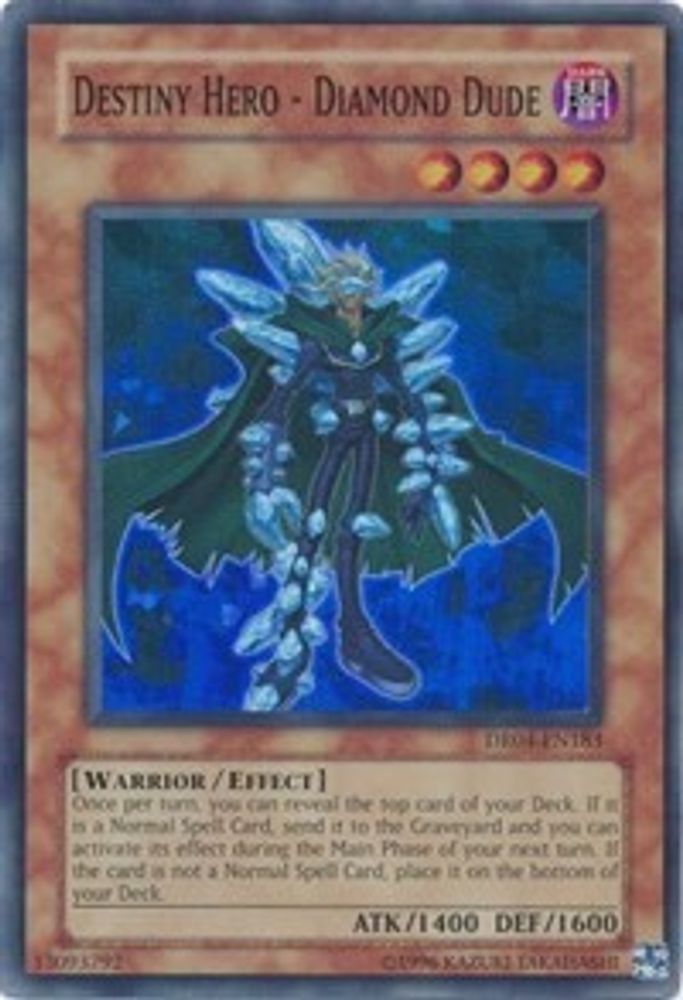 Destiny HERO - Diamond Dude (DR04-EN183) - Super Rare