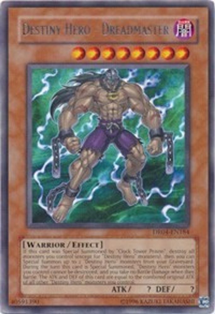 Destiny Hero - Dreadmaster (DR04-EN184) - Rare